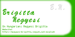 brigitta megyesi business card